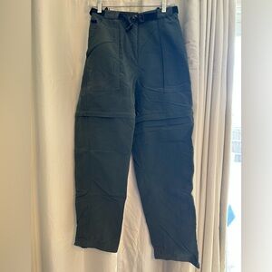 The North Face pants with zippered legs perfect for camping and hiking